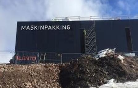 Maskinpakking bygger ny fabrikk flytter inn oktober/ november 2018